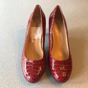 KAREN SCOTT Collin Crocodile Alligator Pump Heels